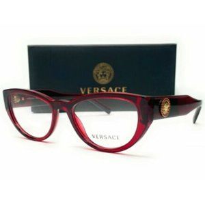 Versace Women's Burgundy Eyeglasses!